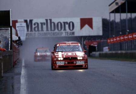 Nicola Larini y Sandro Nannini, DTM en Zolder, 1993.