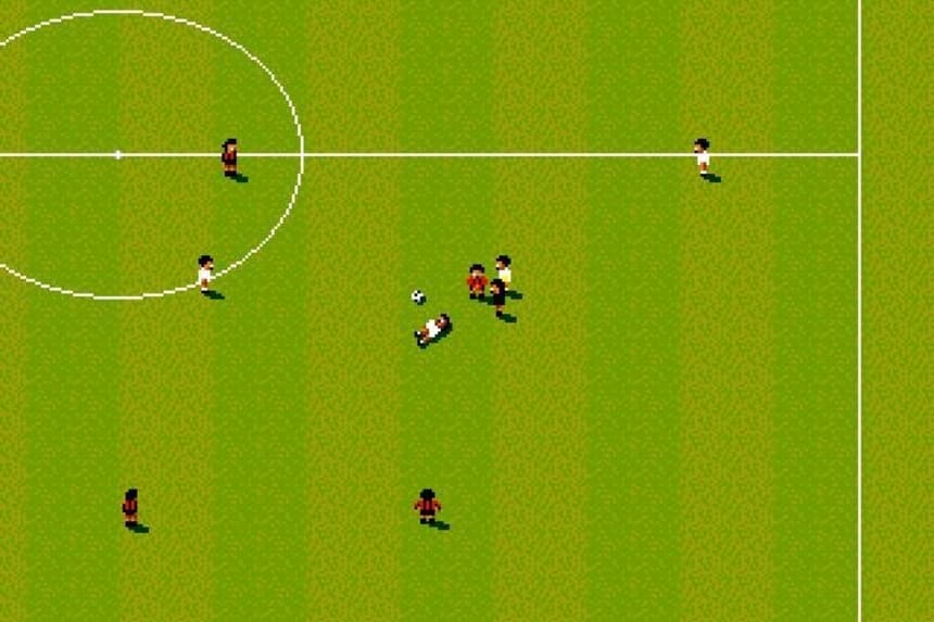 soccer nes game