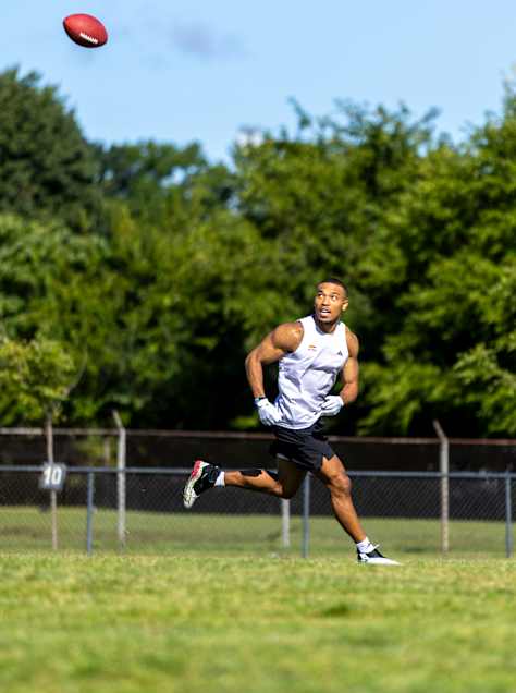 Amon-Ra St. Brown reflects on his journey from Detroit to Germany