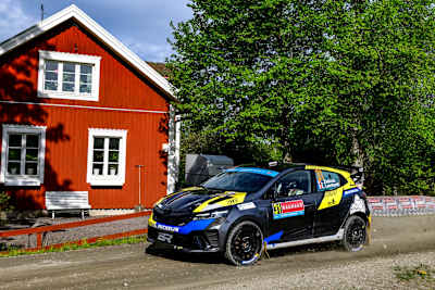 Pace on gravel was also in evidence during maiden ERC3 bid