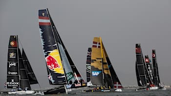 Racing was fast and close throughout the regatta