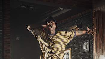 Darren 'Outrage' Konig poses for a portrait at the Red Bull Dance Your Style at Avalon Hollywood in Los Angeles, CA USA on 11 August 2019.