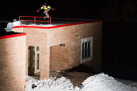 FS Boardslide to roof drop