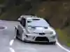 Ogier behind the wheel of the Toyota Yaris Ogier behind the wheel of the Toyota Yaris
