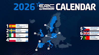 ERC Calendar 2026 (map)
