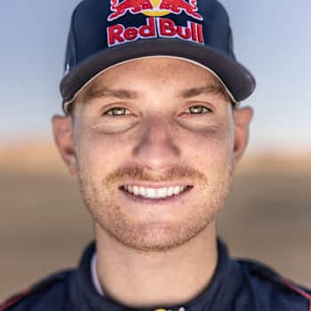 Mitch Guthrie Jr. of Red Bull Off-Road Junior Team USA poses for a portrait during Testing for Dakar 2024 in Merzouga, Morocco on October 9, 2023.