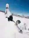 Snowboarders to tricks at the Culture Shifters event in Aspen, Colorado, during filming of Burton My Turn.