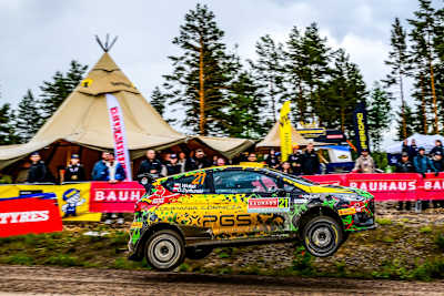 Ex-ERC3 champion Widłak is fast in a Ford Fiesta Rally3