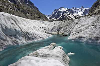 Jezioro lodowcowe Haute Savoie