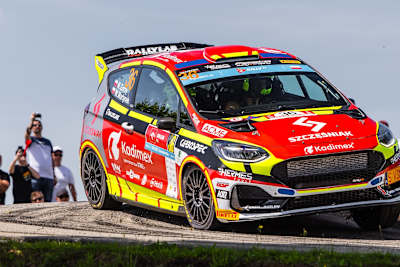 Górny made his ERC Fiesta Rally3 Trophy debut in Poland