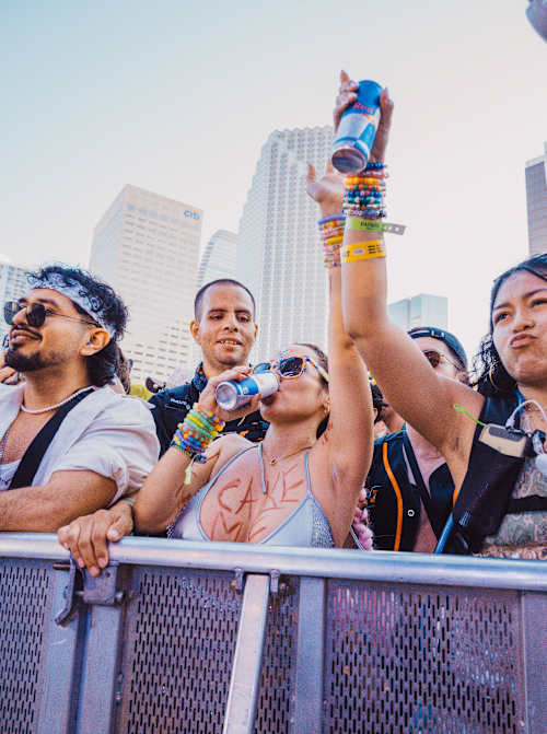 Attendees at Ultra Music Festival on March 28, 2026 at Miami, Florida, Unites States