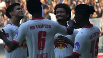 Torjubel von RB Leipzig-Spielern in FC 26.