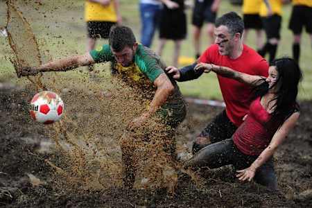 Got mud? Play football!