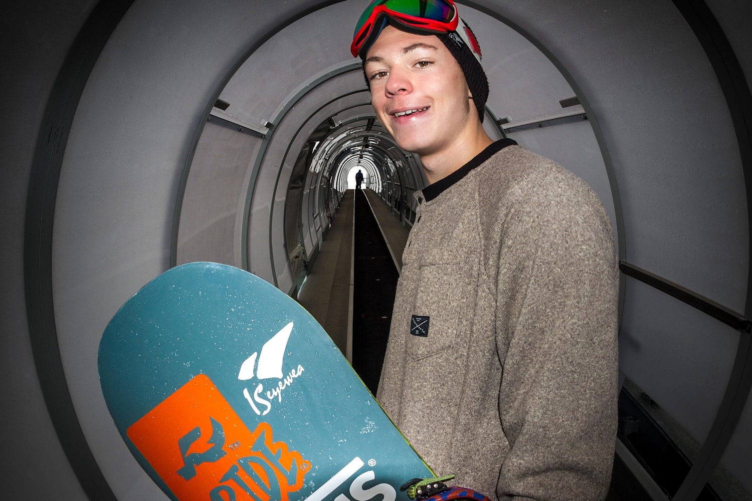 Portrait of German snowboarder Maxi Preissinger
