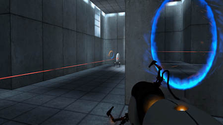 Screenshot from Portal: Companion Collection for Nintendo Switch. 