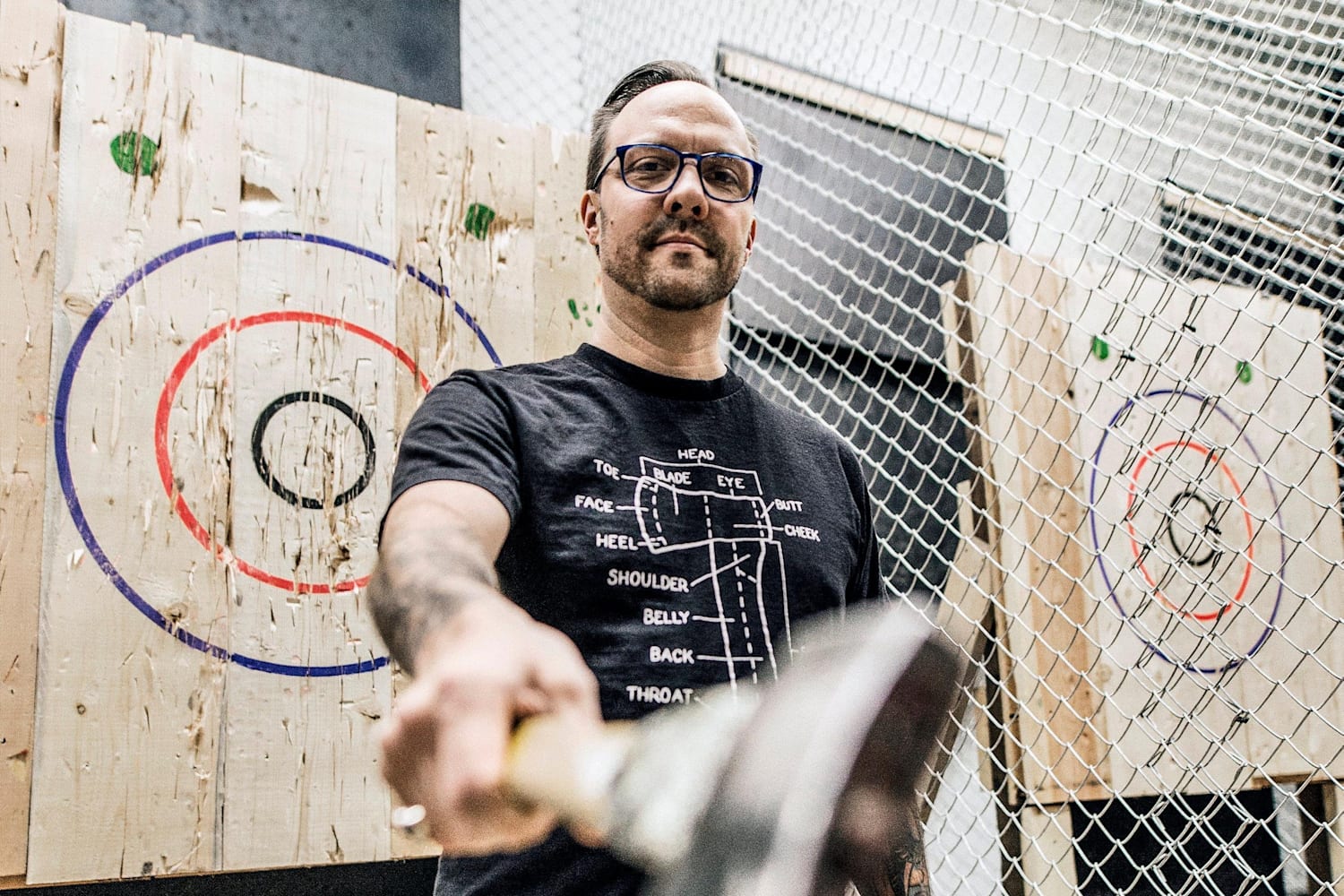 Inside The Backyard Axe Throwing League Matt Wilson