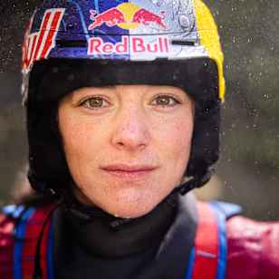 Portrait of Nouria Newman during a photo shoot in France on March 22, 2022. 