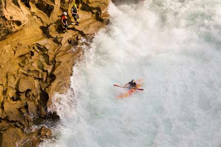 Aniol Serrasolses on Santo Domingo's white water