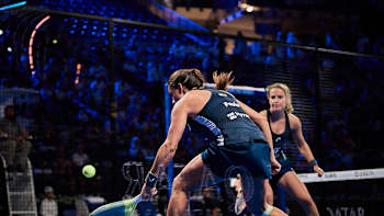 Paula Josemaria Martin during the semi-finals of the Dubai Premier Padel P1 in Dubai, United Arab Emirates on November 9, 2024.   
