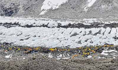 Tents at Everest Base camp.