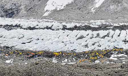Tents at Everest Base camp.