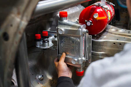 Il sistema di raffreddamento del'olio della Mazda MX-5 RADBUL