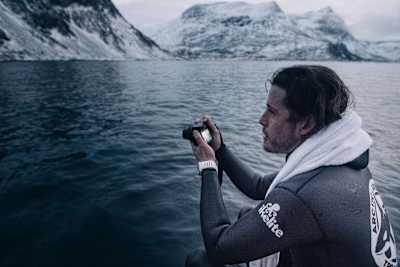 Jacques de Vos freediving con le orche