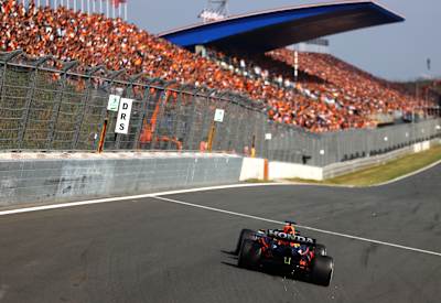 Max Verstappen of Red Bull Racing Honda at the Dutch Grand Prix on September 5, 2021.