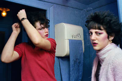 Shelley e Di no The White Swan, Londres, 1980