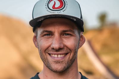 Freeride mountain biker Clemens Kaudela.