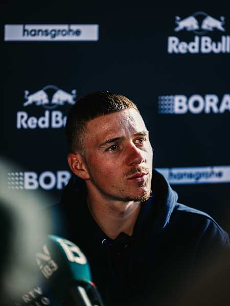 Remco Evenepoel beim Red Bull - BORA - hansgrohe Media Day 2025