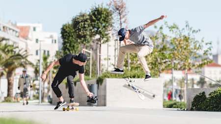 Video cameras in skateboarding