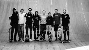Tony Hawk's crew for Skate And Create 2020