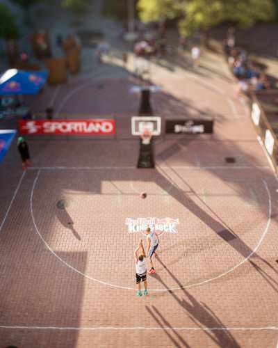 Venue at the 2017 Red Bull King of The Rock in Tartu, Estonia