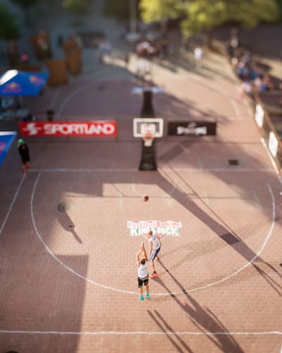 Venue at the 2017 Red Bull King of The Rock in Tartu, Estonia