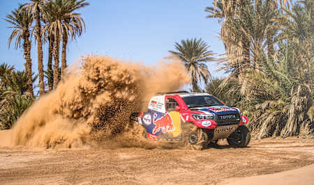 A photo of the Toyota Gazoo Racing Hilux