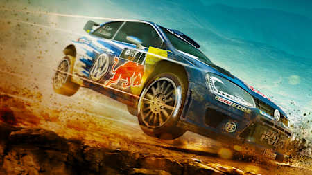 Artwork zu DiRT Rally für PlayStation VR zeigt den VW Polo von WRC-Profi Sebastien Ogier