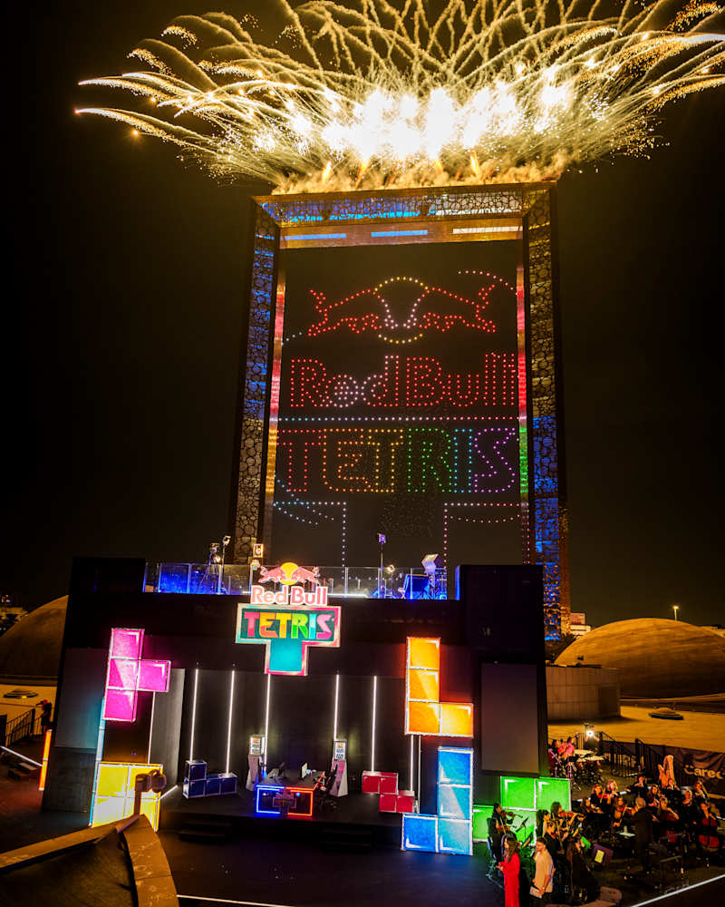 【日本未発売】【未使用】レッドブル　テトリス　ゲーム Red Bull Tetris®