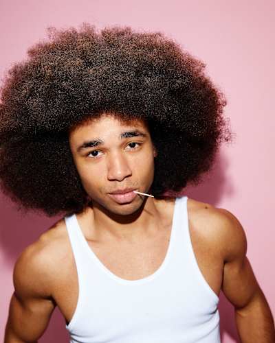 TikTok dance star Noel Robinson aka NoelGoesCrazy poses for a portrait photo in Munich.