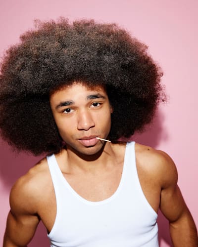 TikTok dance star Noel Robinson aka NoelGoesCrazy poses for a portrait photo in Munich.