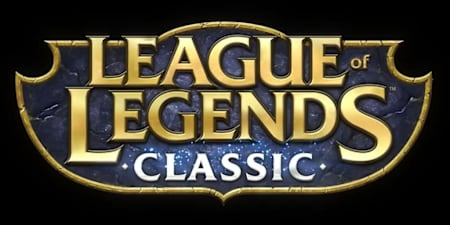 Logo officiel du jeu League of Legends Classic.