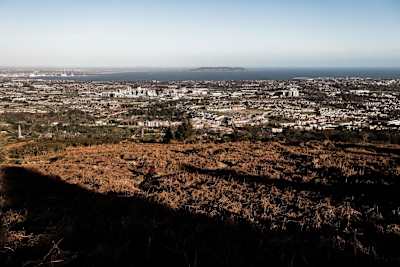 View of Dublin from the Gap