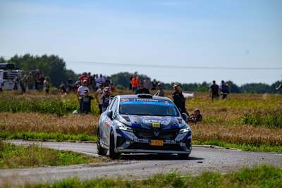 Michał Chorbiński crashed out of the lead on Sunday