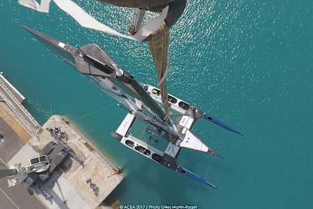 The aerodynamics of the AC50's wing is everything.