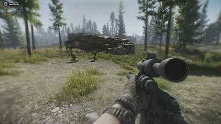 The AS VAL in Escape from Tarkov, by Battlestate Games.