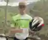 Cormac Buchanan having a break at his cycle training 2022