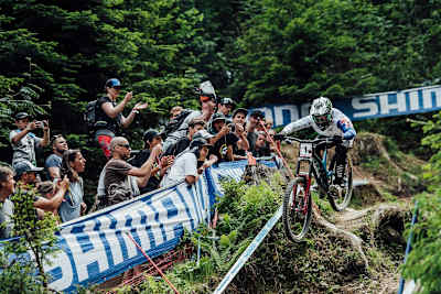 Troy Brosnan durante la UCI MTB Downhill World Cup en Leogang, Austria, el 9 de junio de 2019.