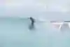 Julian Wilson surfing in the URBNSURF wavepool in Melbourne, Australia during his The Rail Project.