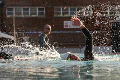 "It may feel like you’re hyperthermic, but that’s just cold water shock"