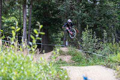 Vali Höll genießt die Zeit in Whistler.